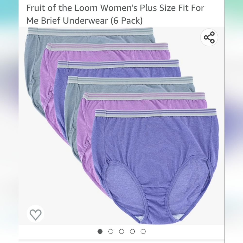 Fuller Figure FOL Just my size panties